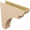 Ekena Millwork 8"W x 32"D x 32"H Thin Yorktown Rough Cedar Woodgrain TimberThane Corbel, Primed Tan CORUR08X32X32YORRCPR - alternate 3